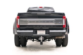 Red Steel Rear Bumper;