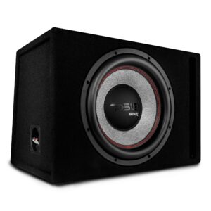 12" Loaded Subwoofer Ported Enclosure With GEN-X124D 450 Watts Rms