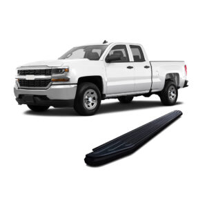 Black Horse Off Road Peerless Running Boards Black Aluminum PR-G379BK