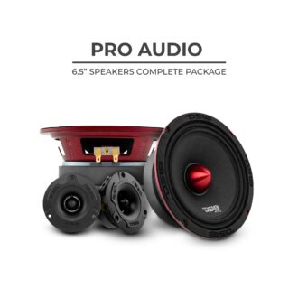 Pair of PRO-X6.4BM and a Pair Of PRO-TW1X/BK Package