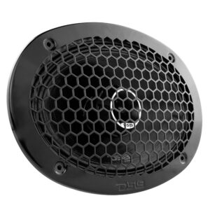 PRO-ZT 6x9" Coaxial Mid-Range Loudspeaker with Water Resistant Cone Built-in Bullet Tweeter and Grill 275 Watts Rms 4-Ohm