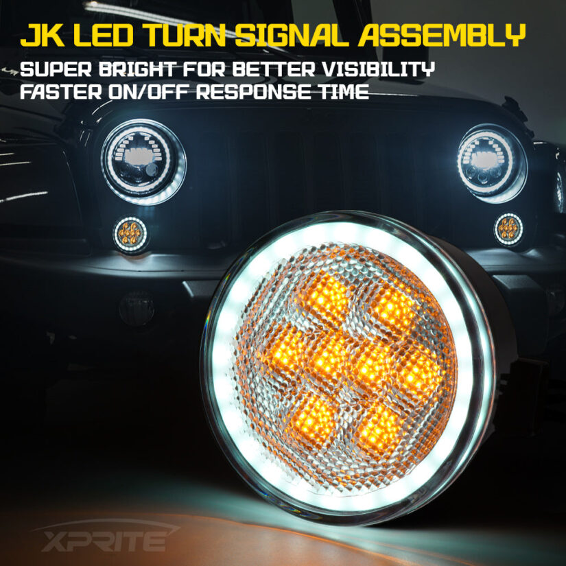 Jeep JL Turn Signal & Daytime Running Light for Wrangler JL/JLU 2018+