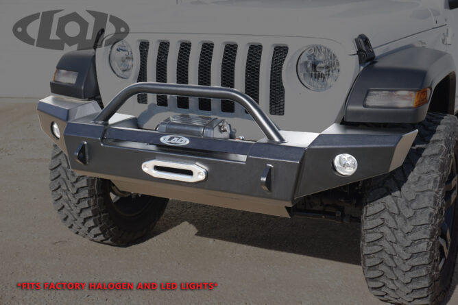 JL/JT Signature Series Full Width Front Bumper w / NO GUARD (Black Powder Coated)