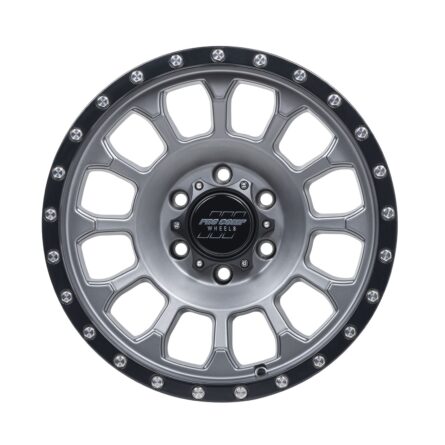 Rockwell Series 34; Size 17X8.5; Bolt Pattern 6X135mm; Graphite Gray; Back Space 4.75 in.; Offset 0; Max Load 2500 lbs.;