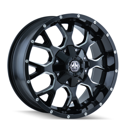 Mayhem 8015-7937M18 WARRIOR (8015) GLOSS BLACK MILLED