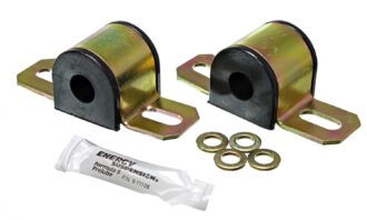 Sway Bar Bushing Set; Black; Front Or Rear; Non-Greasable Type; Bar Dia. 11/16 in./17.5mm; Performance Polyurethane;