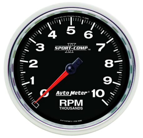 5in S/C II In-Dash Tach 10K RPM