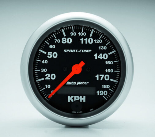 3-3/8 S/C 190KPH Speedo - Electric