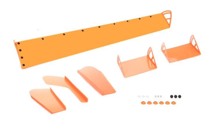 Plastic Spoiler 8x72in LM Fluorescent Orange