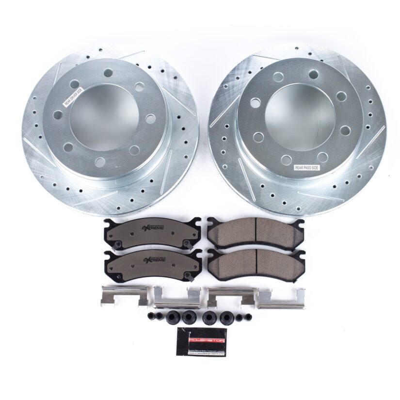 Z36 TRUCK/TOW UPGRADE KIT: DRILLED/SLOTTED ROTORS; CARBON-FIBER CERAMIC PADS; POWDER COATED CALIPERS