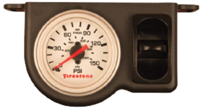 Firestone Ride-Rite 2572 Plastic Single Electric White Gauge