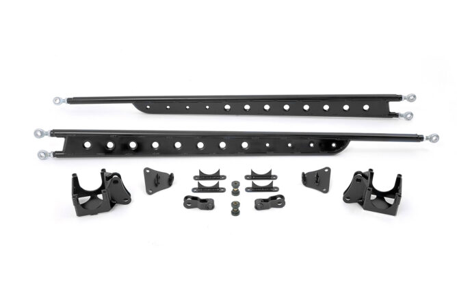 Traction Bar System; Black; For 5.5 and 8 in. Lift;