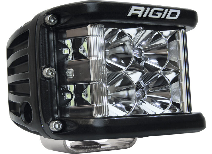 Rigid Industries D-Series SAE Fog Lights, Amber/White - Pair
