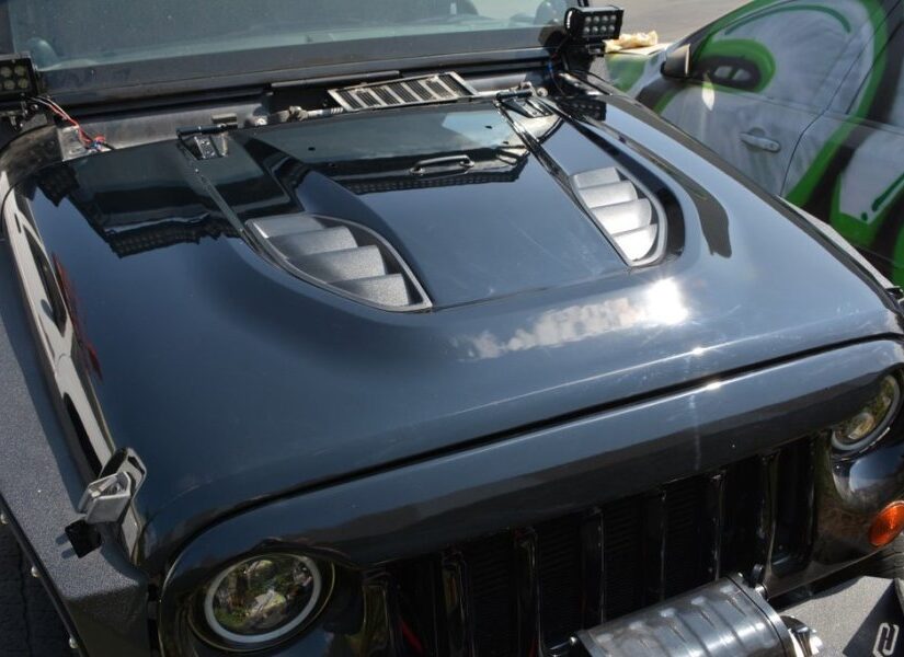 RocKlaw Hood Catch System; Semi-Gloss Black; Powdercoated; Die-Cast Steel; Includes Stainless Steel Hardware; Pair;