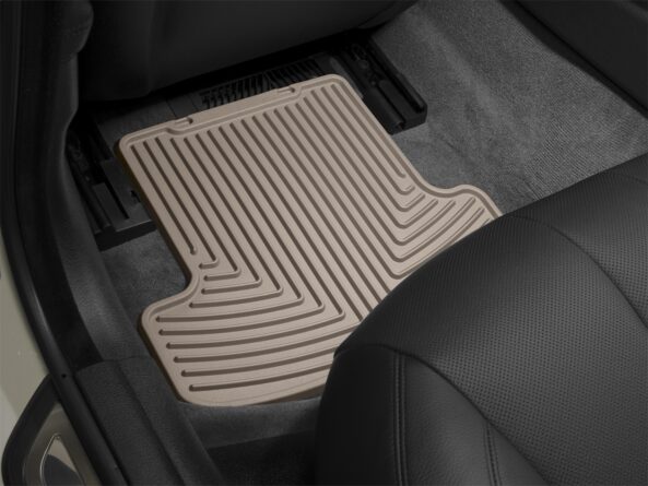 All Weather Floor Mats; Tan; Rear;