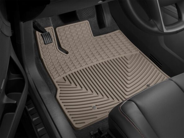 All Weather Floor Mats; Tan; Front;