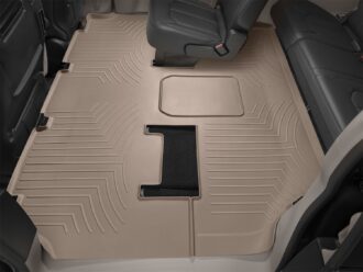 FloorLiner™ DigitalFit®; Tan; Rear;