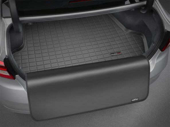 Cargo Liner w/Bumper Protector; Gray; Behind 3rd Row Seating;