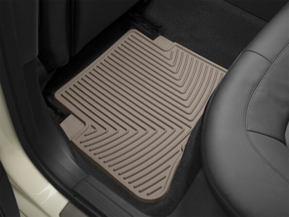 All Weather Floor Mats; Tan; Rear;