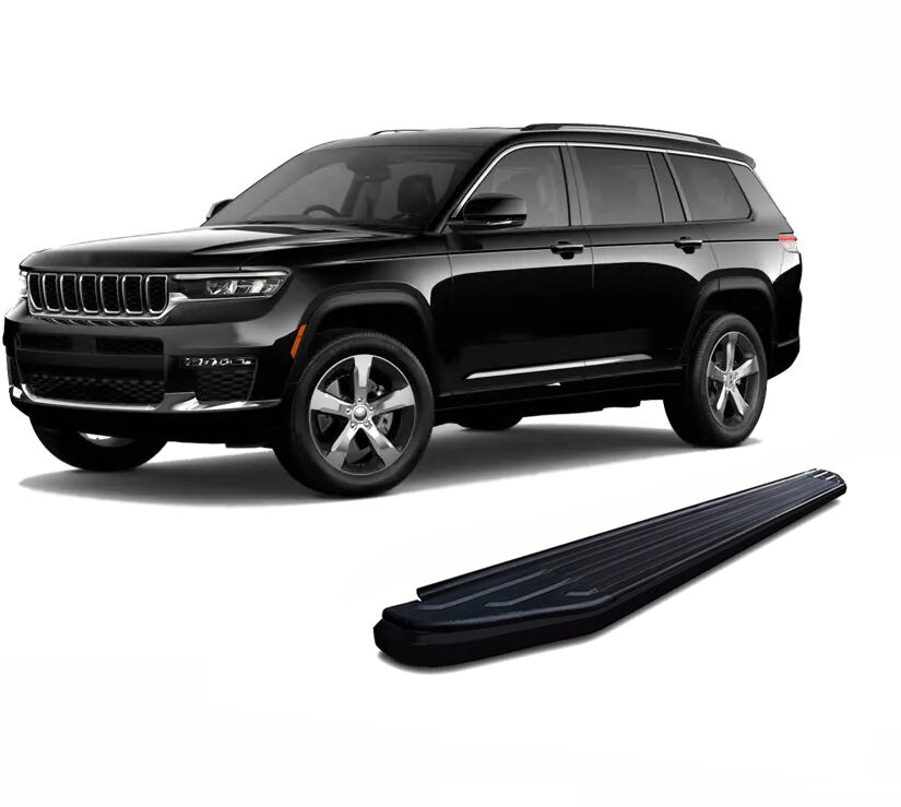 Black Horse Off Road OEM Replica Running Boards Textured Black Durable ABS Plastic RJEGL20