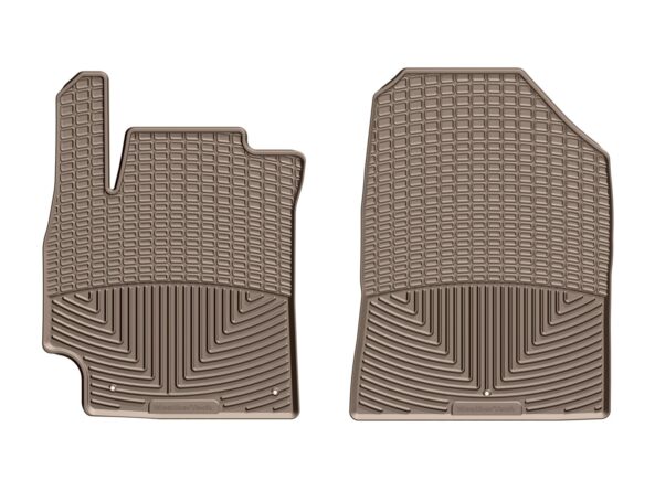 All Weather Floor Mats; Tan; Front;