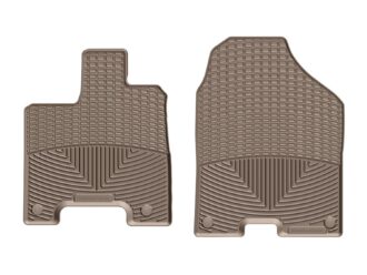 All Weather Floor Mats; Tan; Front;