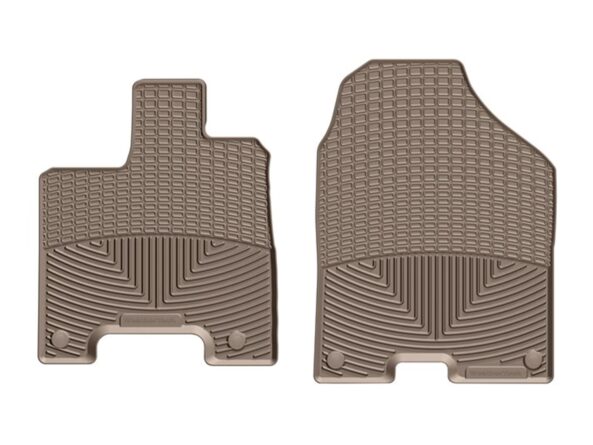 All Weather Floor Mats; Tan; Front;