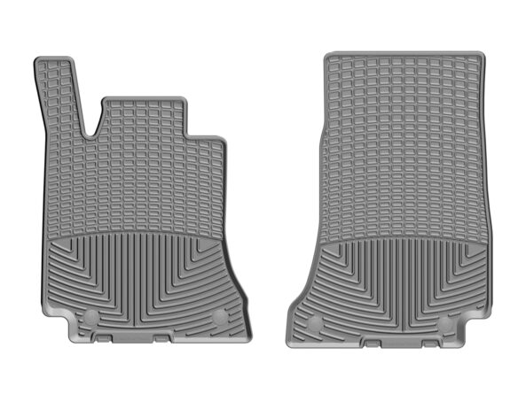 All Weather Floor Mats; Gray; Front;