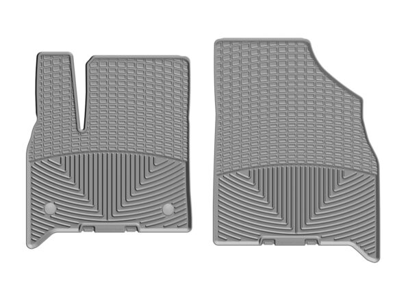 All Weather Floor Mats; Gray; Front;