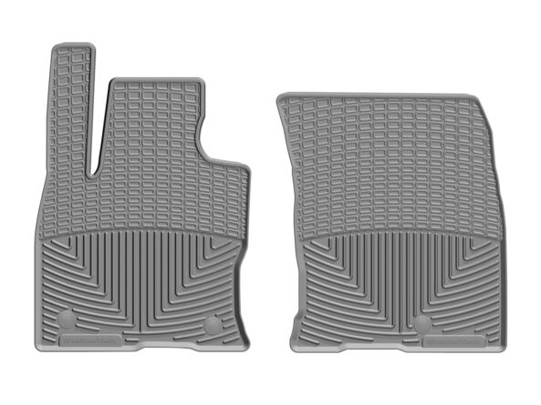 All Weather Floor Mats; Gray; Front;