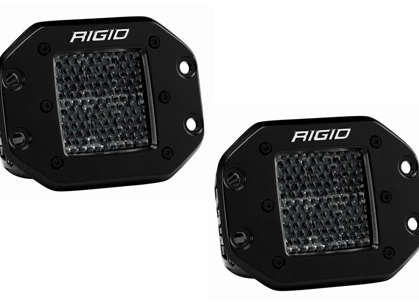 JW Speaker 6145 J2 Series LED Fog Light Kit, Black - Pair - JL Rubicon Only