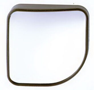 HotSpots Convex Blind Spot Mirror; Corner Wedge; 2x2 in.;