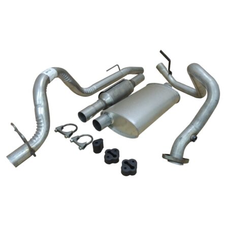 Crown Automotive - Metal Unpainted Exhaust Kit