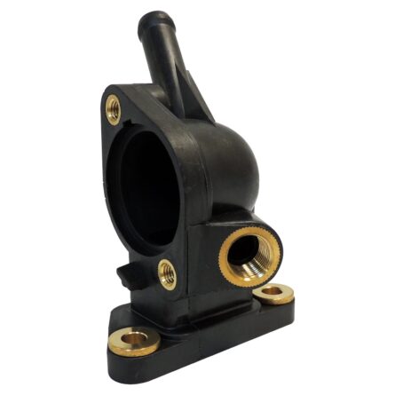 Crown Automotive - Metal Black Thermostat Housing