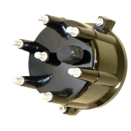 Crown Automotive - Metal Black Distributor Cap