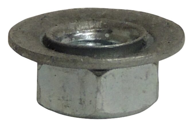 Footman Loop Mounting Nut; w/ Captured Washer; M4 x .7 Threads;