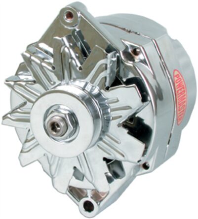 Alternator; 12si; 150 Amp; 100 Idle; 1 Groove V Type Pulley; Polished;