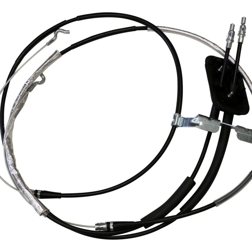 Parking Brake Cable Set; Includes Left/Right Parking Brake Cables/Floor Seal And All Mounting Brackets;