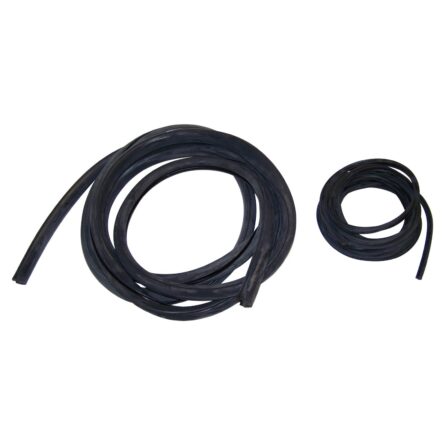 Crown Automotive - Rubber Black Windshield Weatherstrip Kit