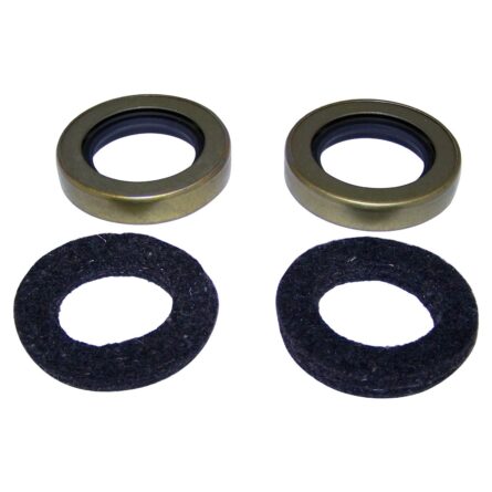 Transfer Case Slip Yoke Seal; Includes 2 Seal/2 Felt Seal; Front/Rear Yoke;