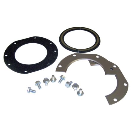 Steering Knuckle Seal Kit; Front; Incl. 2 Retaining Plates/1 Felt Seal/1 Oil Seal/8 Bolts;