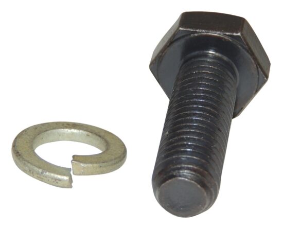 Steering Box Cover Bolt & Washer; M10 x 1.5 x 30mm;  Bolt w/ Split Lock Washer;