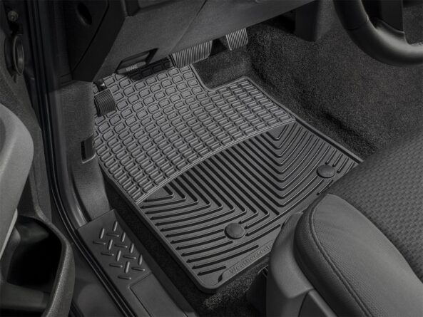 All Weather Floor Mats; Black; Rear;