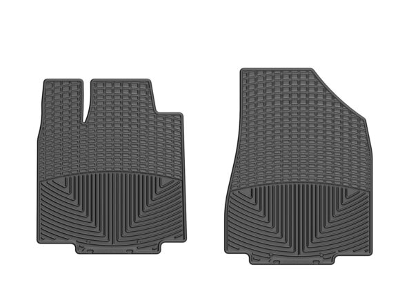 All Weather Floor Mats; Black; Front;