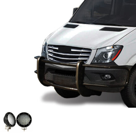 Black Horse Off Road 17D501MA-PLFB Spartan Grille Guard Kit
