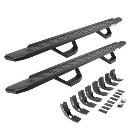 Go Rhino 6960488020PC RB30 Running Boards with Mounting Brackets, 2 Pairs Drop Steps Kit