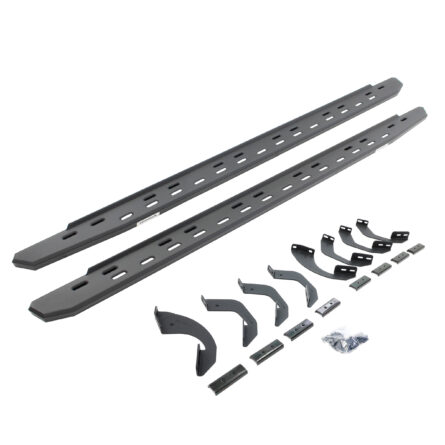 Go Rhino 69643973SPC - RB30 Slim Line Running Boards with Bracket Kit - Textured Black