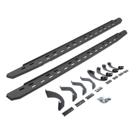 Go Rhino 69643973ST - RB30 Slim Line Running Boards with Brackets Kit - Textured Black