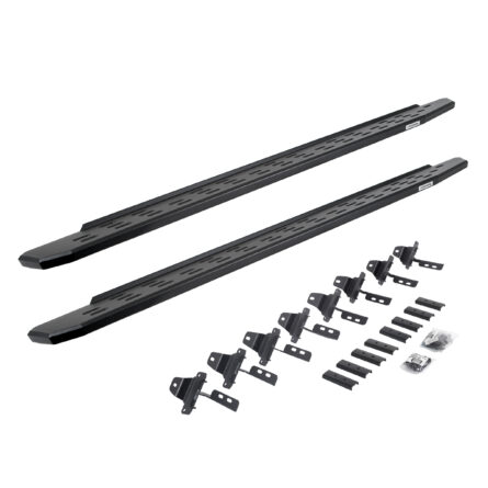 Go Rhino 69651687PC - RB30 Running Boards with Mounting Bracket Kit - Textured Black