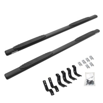 Go Rhino 684404387T - 4" OE Xtreme SideSteps With Mounting Bracket Kit - Textured Black